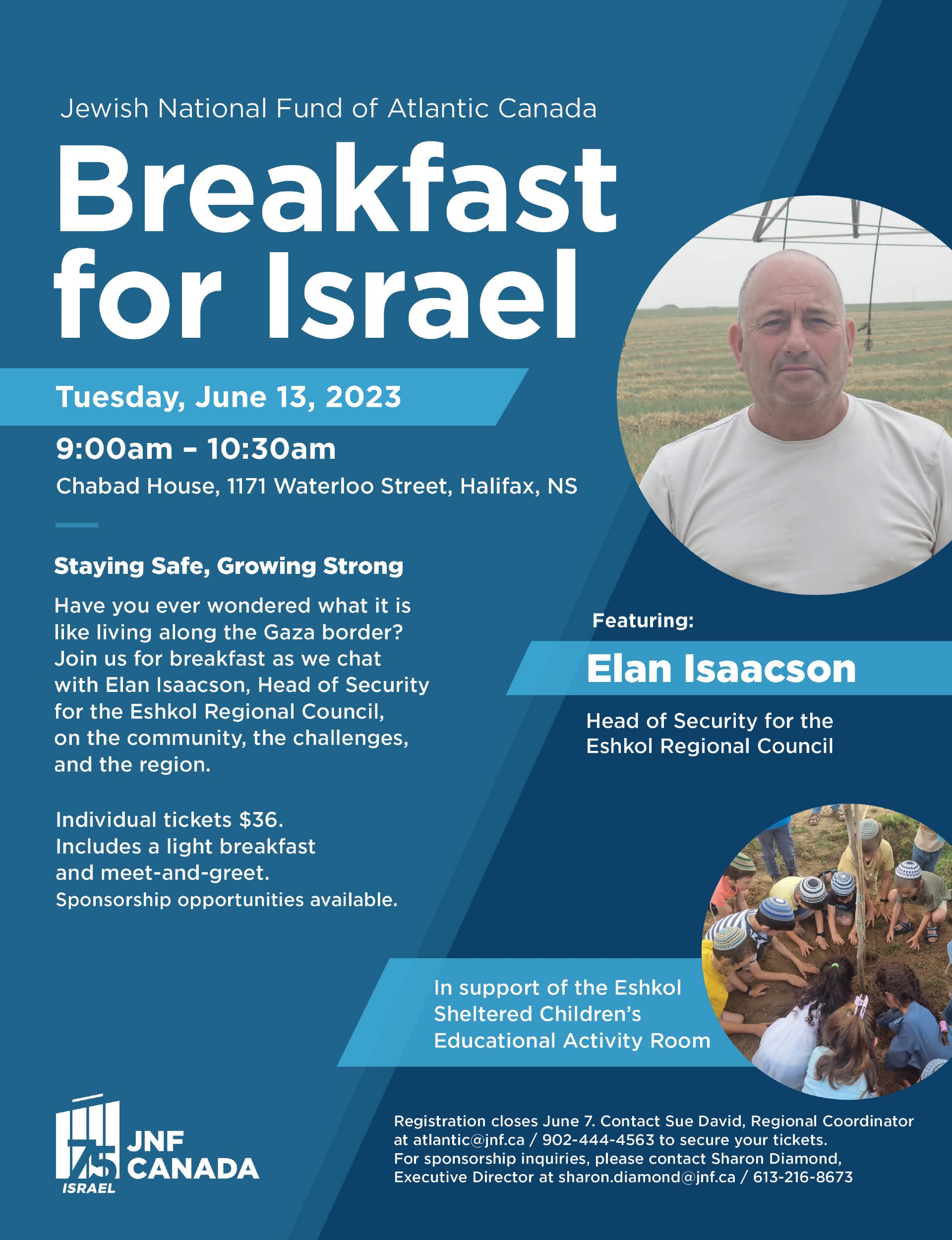 JNF Atlantic 2023 Breakfast for Israel | 